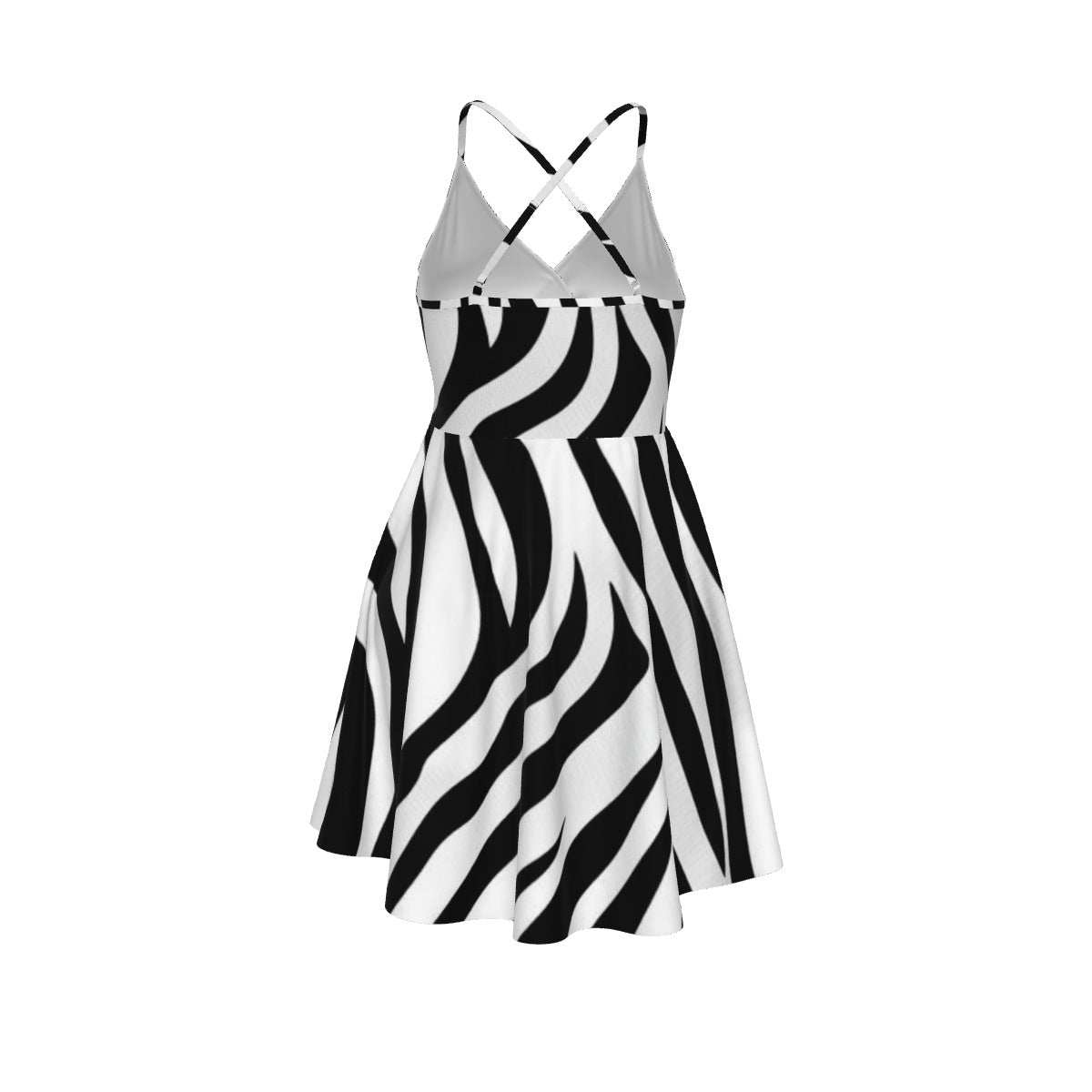 All-Over Print Women‘s Cross Cami Dress