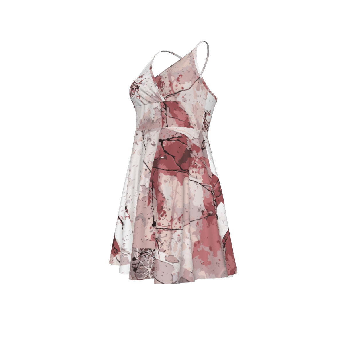 All-Over Print Women‘s Cross Cami Dress