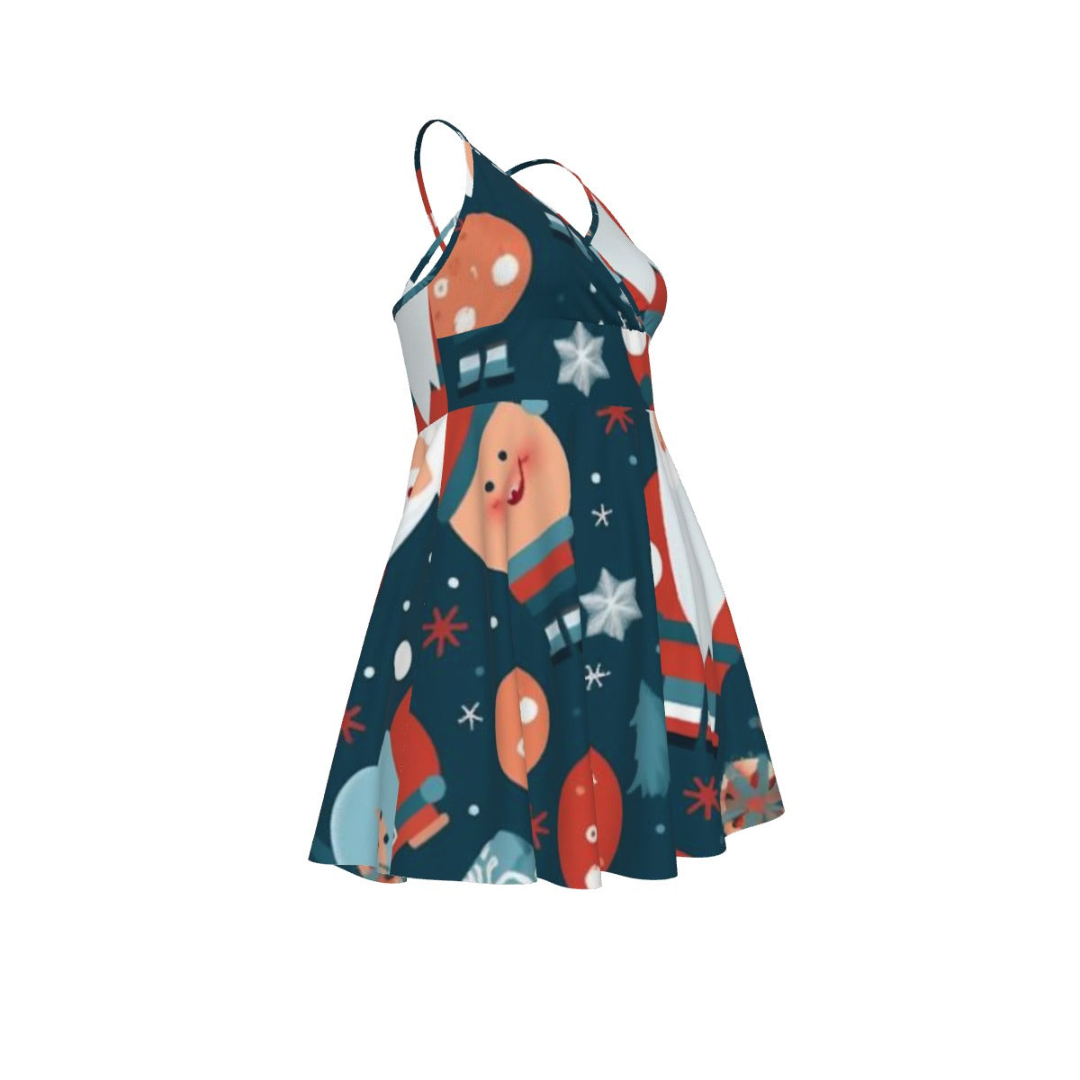 All-Over Print Women‘s Cross Cami Dress