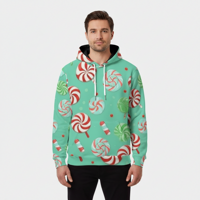 Chrismas Candy Unisex Pullover Hoodie
