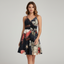 All-Over Print Women‘s Cross Cami Dress