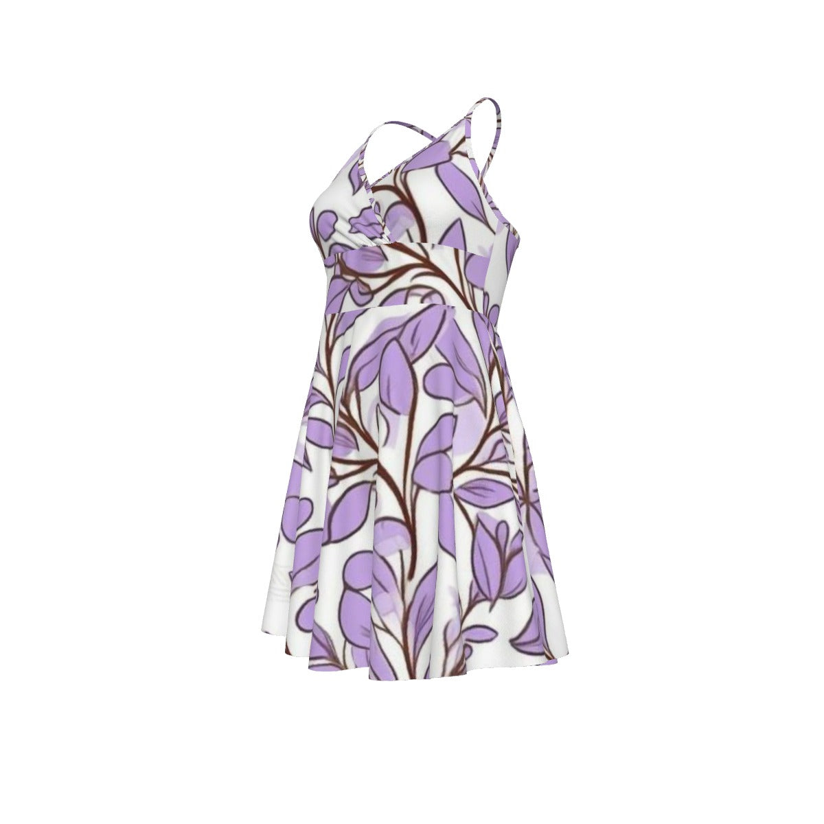 All-Over Print Women‘s Cross Cami Dress