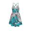 All-Over Print Women‘s Cross Cami Dress