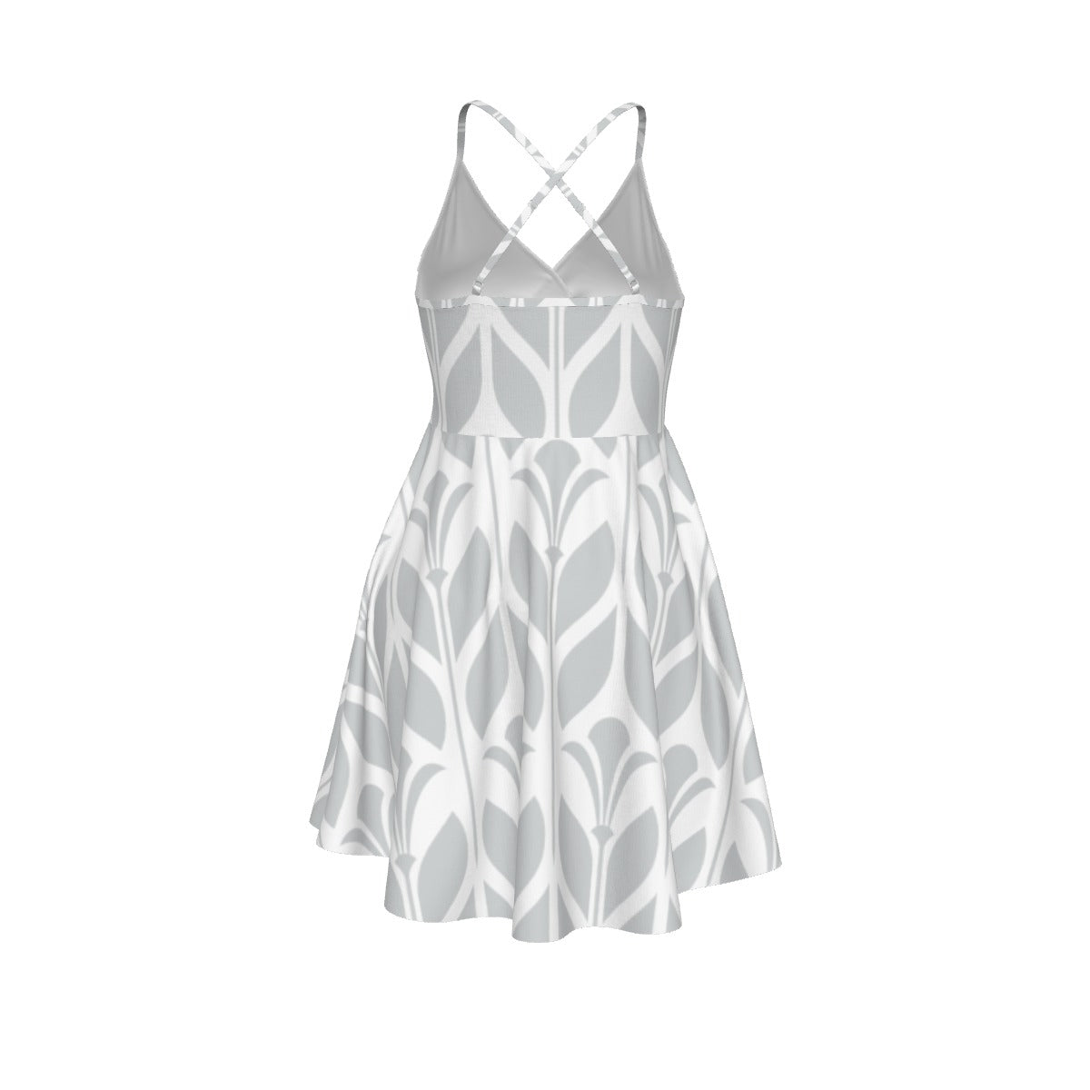 All-Over Print Women‘s Cross Cami Dress