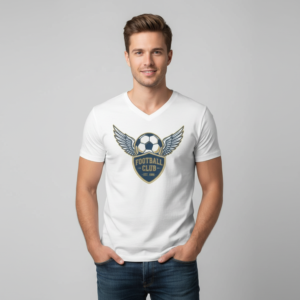 Eco-friendly All-over Print Unisex V-neck T-Shirt