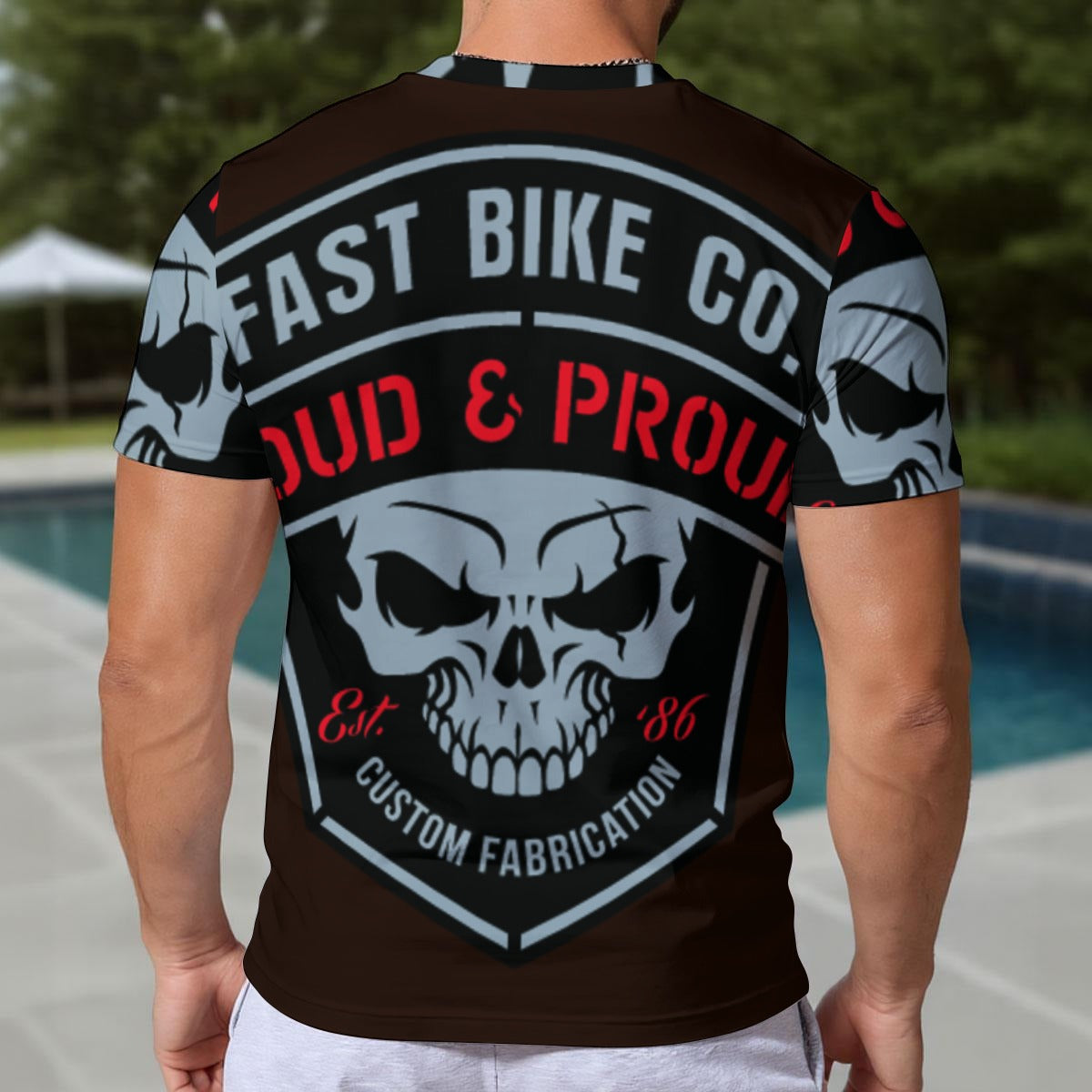 Eco-friendly All-Over Print Men's Short Sleeve T-shirt