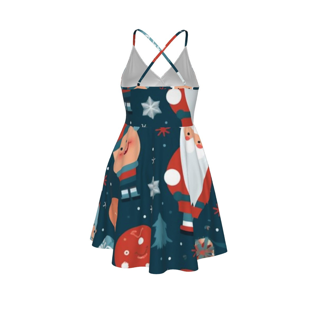 All-Over Print Women‘s Cross Cami Dress