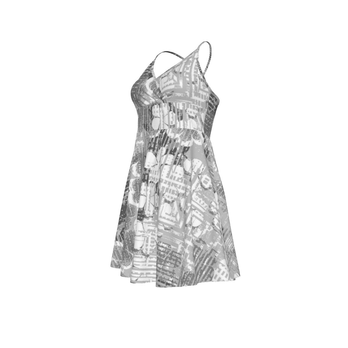 All-Over Print Women‘s Cross Cami Dress