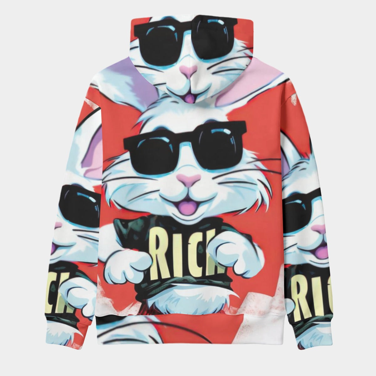 Eco-friendly All-Over Print Men Pullover Hoodie