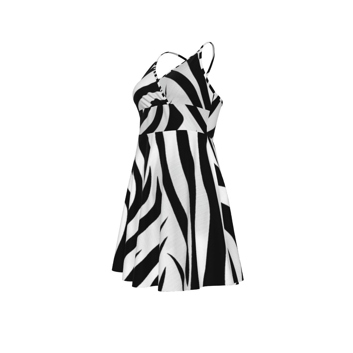 All-Over Print Women‘s Cross Cami Dress