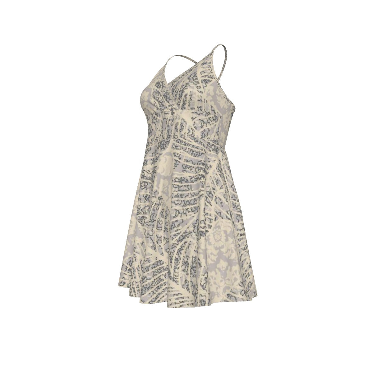 All-Over Print Women‘s Cross Cami Dress