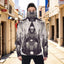 Eco-friendly All-Over Print Men's Masked Hoodie