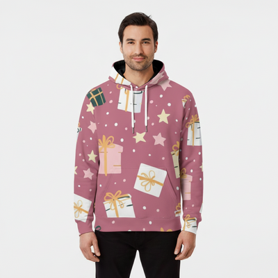 Split All-Over Print Unisex Pullover Hoodie