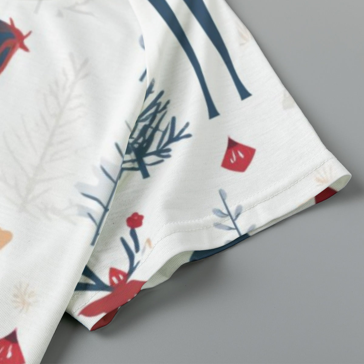 Eco-friendly  All-Over Print Women's cropped Raglan T-shirt With Short Sleeve