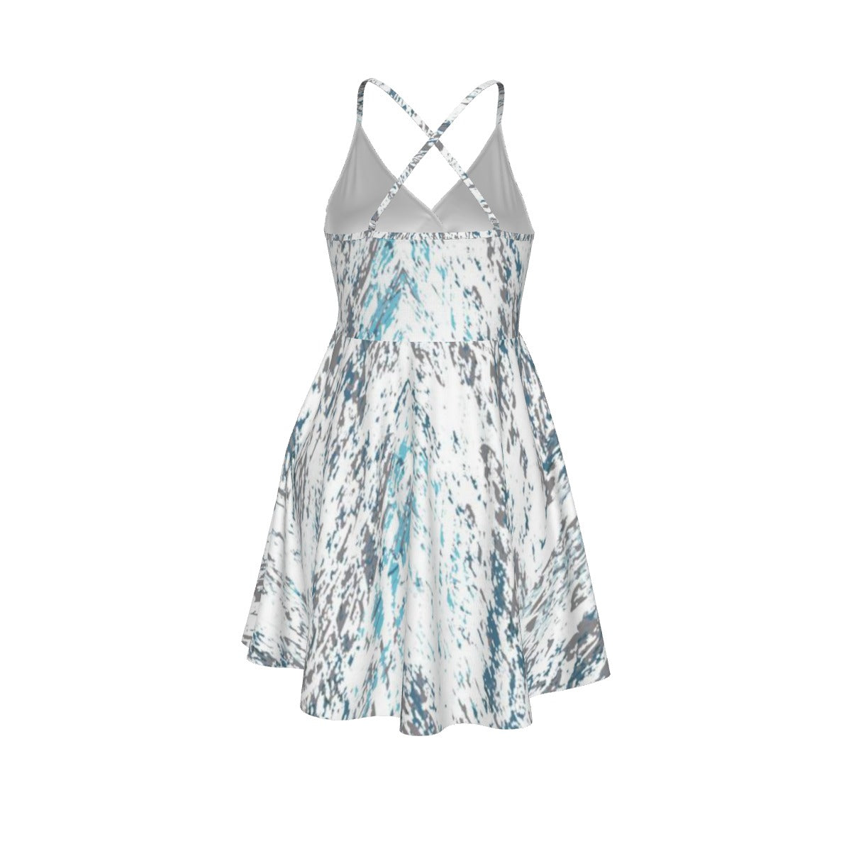 All-Over Print Women‘s Cross Cami Dress