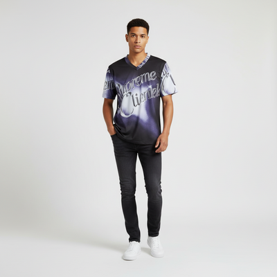 Eco-friendly All-over Print V-neck T-Shirt